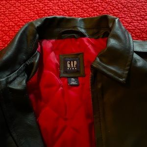 Gap leather jacket, size XL (12) nwot